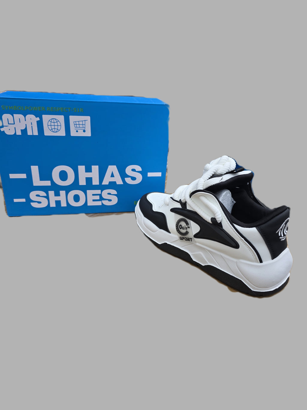 (White/black) SPN-SHOES 389