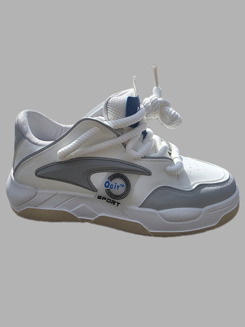 (White/gray) SPN-SHOES C389